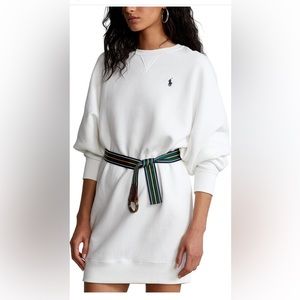 Polo Ralph Lauren oversized dolman fleece sweatshirt dress
